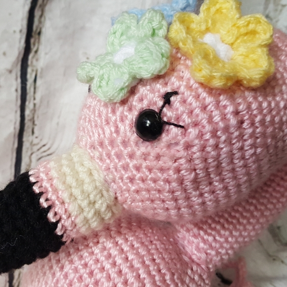 Crochet flamingo doll/amigurumi - Picture 2 of 13